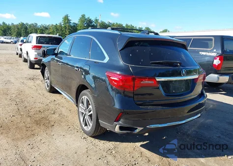 2017 Acura Mdx Advance Package из США, поврежденный, VIN 5FRYD4H85HB037159